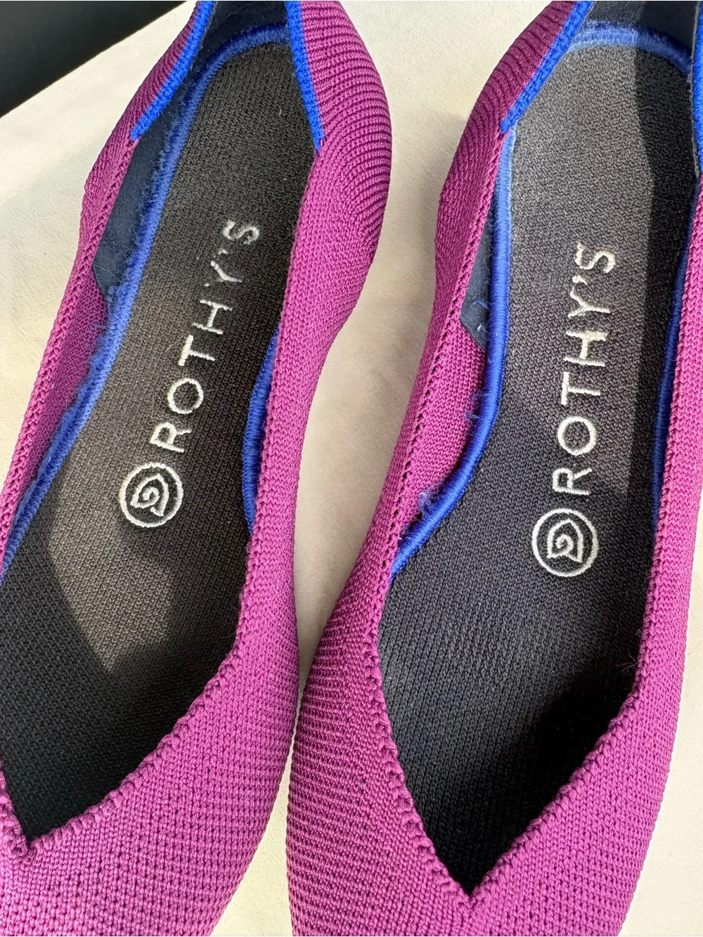 Rothy's Women's Orchid RARE Pointed-Toe Flats 6.5